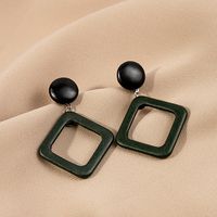 1 Set 1 Pair Fashion Leaf Star Snowflake Alloy Pearl Plating Inlay Zircon Women's Drop Earrings sku image 10