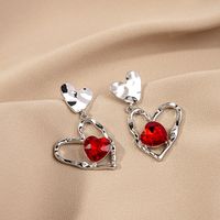 1 Set 1 Pair Fashion Leaf Star Snowflake Alloy Pearl Plating Inlay Zircon Women's Drop Earrings sku image 13
