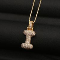 Fashion Letter Copper Necklace In Bulk sku image 5