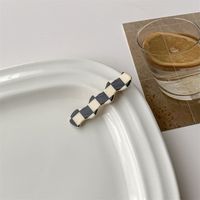 Simple Style Checkered Pvc Hair Clip 1 Piece sku image 2