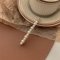 Chinoiserie Farbverlauf Künstliche Perle Haarklammer 1 Stück sku image 6