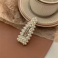 Chinoiserie Farbverlauf Künstliche Perle Haarklammer 1 Stück sku image 31