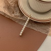 Chinoiserie Farbverlauf Künstliche Perle Haarklammer 1 Stück sku image 3