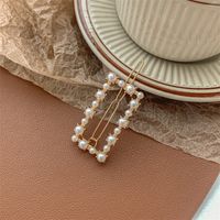 Chinoiserie Farbverlauf Künstliche Perle Haarklammer 1 Stück sku image 22