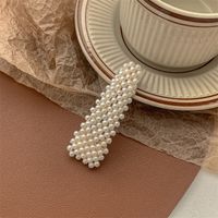 Chinoiserie Farbverlauf Künstliche Perle Haarklammer 1 Stück sku image 28