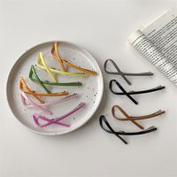 Simple Style Solid Color Arylic Hair Clip 1 Piece main image 1