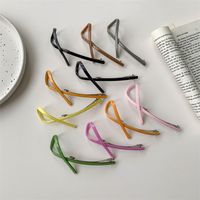 Simple Style Solid Color Arylic Hair Clip 1 Piece main image 4