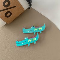 Simple Style Bow Knot Arylic Printing Hair Clip sku image 3
