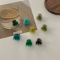 Cute Solid Color Acetic Acid Sheets Hair Claws 1 Piece main image 2