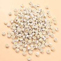 200 Pieces Per Pack Arylic Letter Beads sku image 29