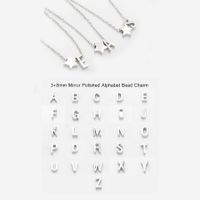 Fashion Letter Titanium Steel Plating Pendant Necklace 1 Piece sku image 4