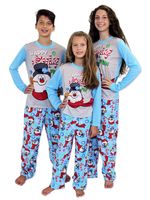 Casual Cartoon Snowman Cotton Family Matching Outfits main image 3