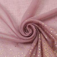 Women's Fashion Solid Color Voile Polyester Printing Cotton Linen Scarves main image 3