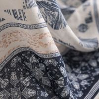 Women's Ethnic Style Printing Polyester Printing Cotton Linen Scarves main image 3