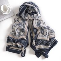 Women's Ethnic Style Printing Polyester Printing Cotton Linen Scarves sku image 2