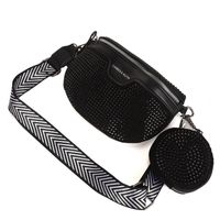 Women's Vintage Style Geometric Solid Color Pu Leather Waist Bags main image 4