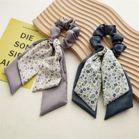 Pastoral Ditsy Floral Cloth Bowknot Hair Tie 1 Piece main image 6