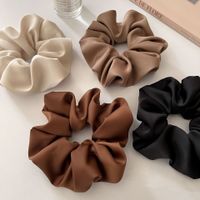 Women's Fashion Solid Color Satin Hair Tie main image 6