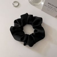 Women's Fashion Solid Color Satin Hair Tie sku image 14