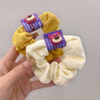 Cute Animal Bear Cloth Hair Tie 1 Piece main image 2