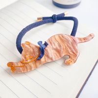 Cute Cat Acetic Acid Sheets Hair Tie 1 Piece sku image 3