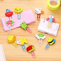 Creative Animal Cute Paper Clip Bookmark Clip Bookmark Student Stationery Wholesale Taobao Supply Manufacturer main image 5