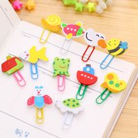 Creative Animal Cute Paper Clip Bookmark Clip Bookmark Student Stationery Wholesale Taobao Supply Manufacturer main image 1