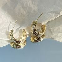 1 Pair Simple Style Geometric Alloy Plating Women's Earrings sku image 13