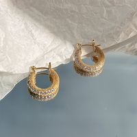 1 Pair Simple Style Geometric Alloy Plating Women's Earrings sku image 31