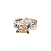 1 Piece Fashion Flower Alloy Plating Women's Rings main image 3