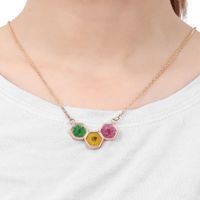 1 Piece Vacation Flower Resin Women's Pendant Necklace main image 3