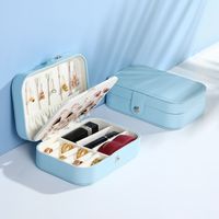 Fashion Solid Color Cloth Jewelry Boxes main image 1