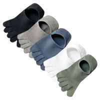 Men's Sports Solid Color Cotton Ankle Socks A Pair main image 4