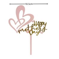 Mother's Day Heart Shape Arylic Plastic Festival Decorative Props 1 Piece sku image 12
