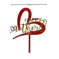 Mother's Day Heart Shape Arylic Plastic Festival Decorative Props 1 Piece sku image 7