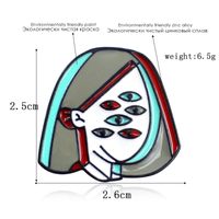 Mode Géométrique Chat Crâne Alliage Unisexe Broches sku image 1