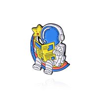 Cartoon Style Clouds Animal Astronaut Alloy Unisex Brooches sku image 8