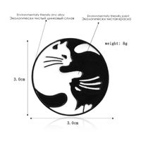 Einfacher Stil Brief Katze Biene Legierung Einbrennlack Unisex Broschen sku image 3