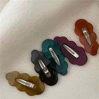 Simple Style Clouds Resin Hair Clip main image 6