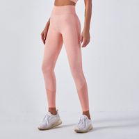 Sports Solid Color Nylon Active Bottoms Leggings main image 2