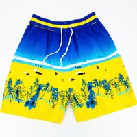 Men's Beach Casual Coconut Tree Shorts Straight Pants sku image 19