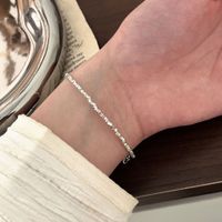 Mode Geometrisch Sterling Silber Perlen Armbänder sku image 1