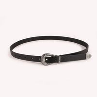 Fashion Solid Color Pu Leather Alloy Unisex Leather Belts 1 Piece main image 5