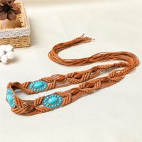 Ethnic Style Geometric Wax Rope Women's Woven Belts 1 Piece main image 6