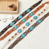Ethnic Style Geometric Wax Rope Women's Woven Belts 1 Piece main image 2