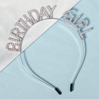 Simple Style Letter Metal Plating Hair Band 1 Piece main image 5