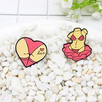 Funny Fashion Letter Alloy Unisex Brooches main image 4