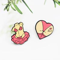 Funny Fashion Letter Alloy Unisex Brooches main image 1