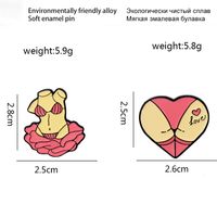 Funny Fashion Letter Alloy Unisex Brooches main image 5
