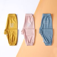 Basic Solid Color Polyester Boys Pants main image 3